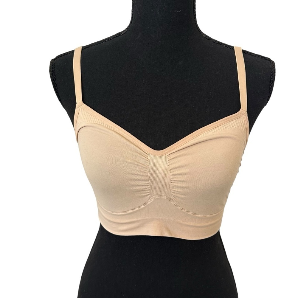 Skims Seamless Sculpt Bralette Bra Nude Cream Size Large/Extra Large